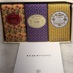 Claus Porto - Classico Gift Box | 3 Piece Wax Sealed Soaps | Rich, Smooth, Cream